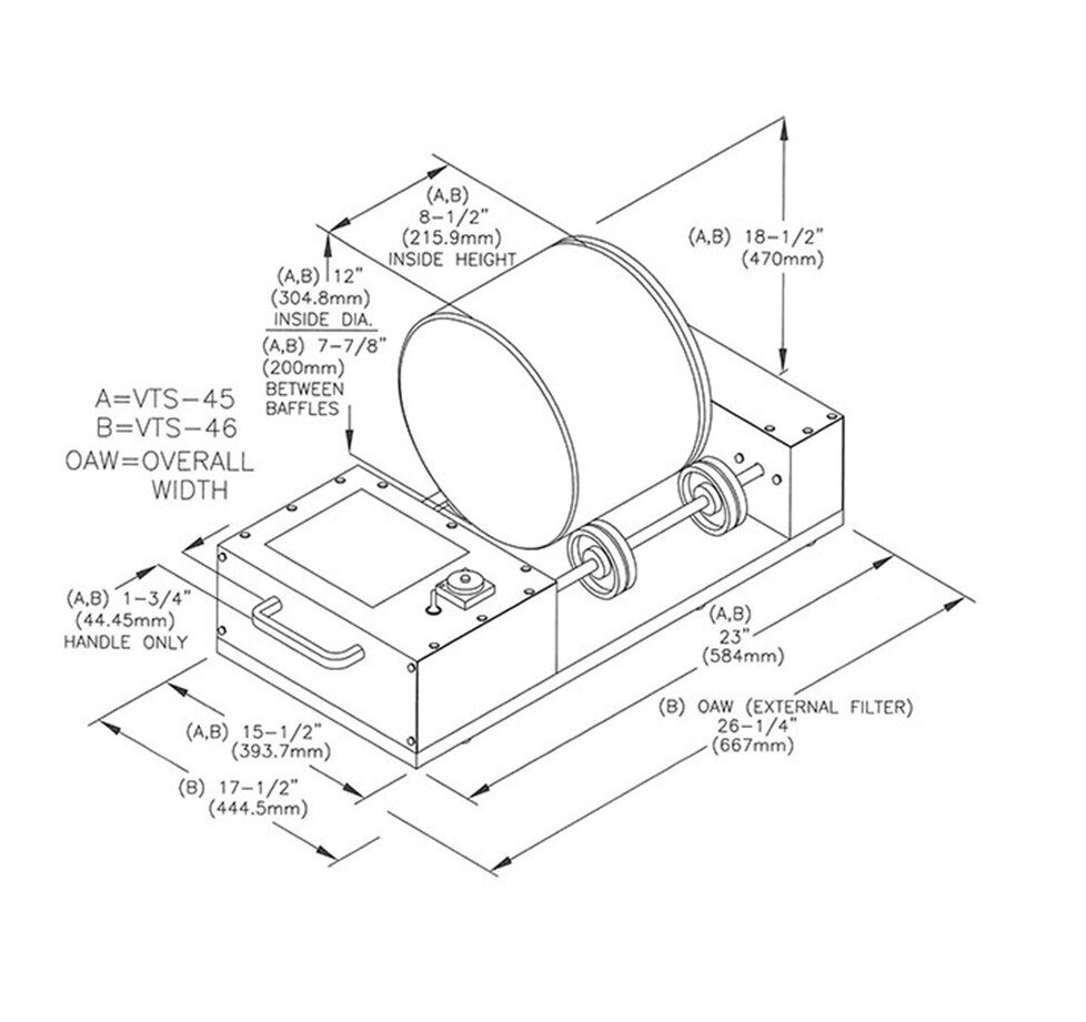 VTS-46 Vacuum Tumbler - Stiles Food Equipment