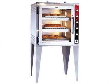 Ovens and Proofers Ovens Cook & Hold Ovens Countertop Oven 2 Half Pan Oven 3 Pan Oven 6 Pan Double Oven 12 Pan Double Ovens 16-18 Pan Double Ovens Proofers Ovens/Proofers Combo BBQ Machines Spec P-3 Dowload Spec Sheet 3 Pan Oven Natural Convection Oven