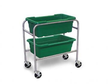 Stainless Steel Double Tub Dolly