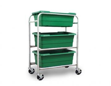 Stainless Steel Triple Tub Dolly